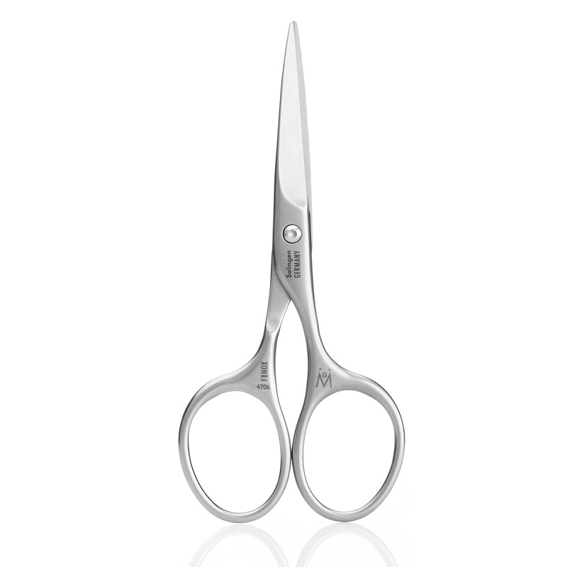 GERMANIKURE Beard and Mustache Scissors - FINOX Stainless Steel Professional