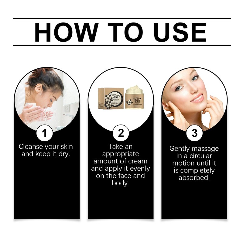 Tallow Balm Moisturising Skincare Cream