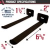IRON AMERICAN Colgador para esterillas de yoga - Ganchos ajustables