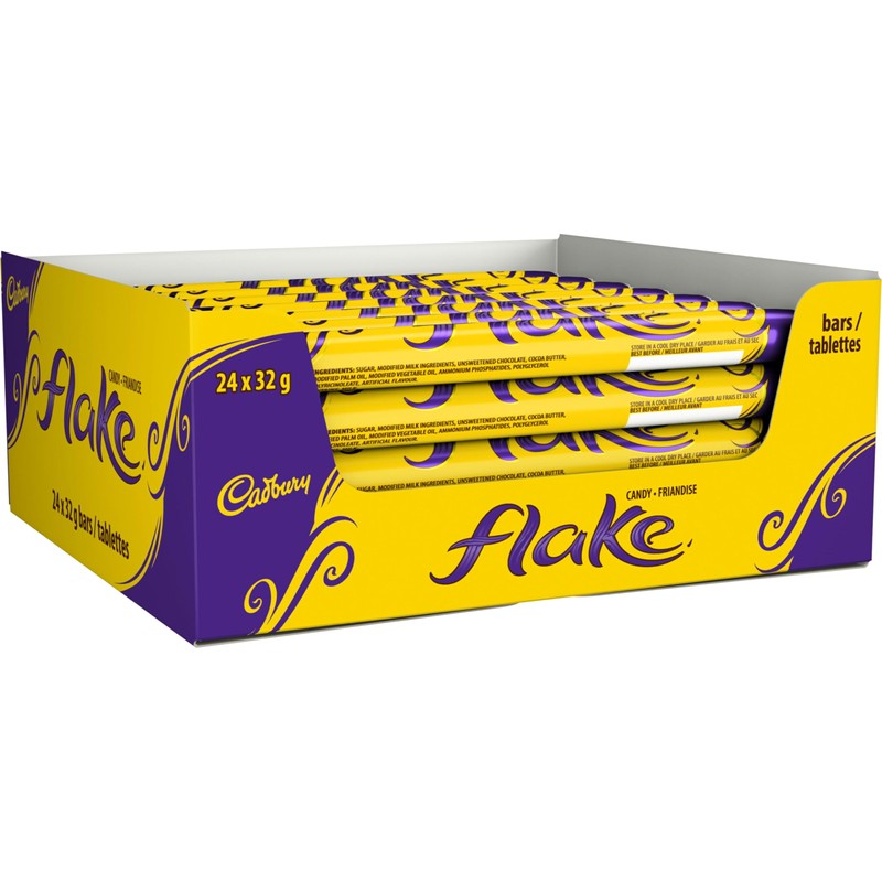Cadbury Flake Bar Single 32G, (Pack of 24)