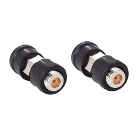 Ancable Coaxial Cable Connector, 2-Pack F Female RG6 Coax Coupler Connector, F Female to Female Extension Connector for Indoor Outdoor Coax Cable, Dish Network, Antenna, Satellite Receiver