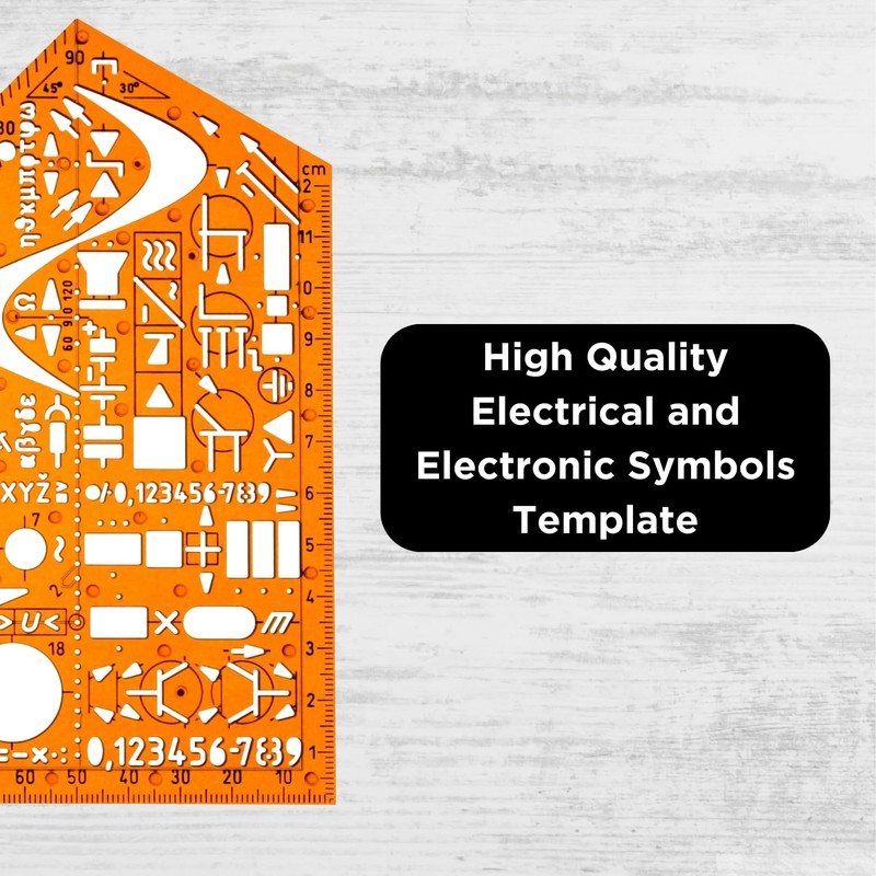 Elektriker Schablone - Elektroniker Schablone - Elektro Schablone für Technisches