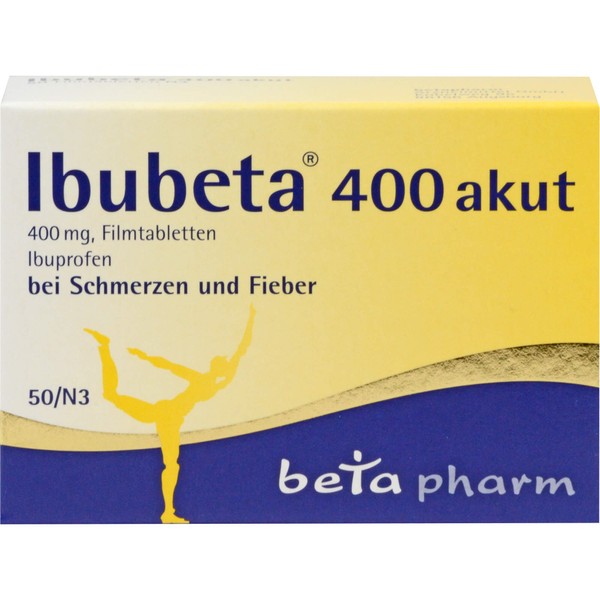 Ibubeta 400 akut Tabletten, 50 pcs. Tablets