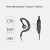 1 pack M head Earpiece Headset PTT With Mic for