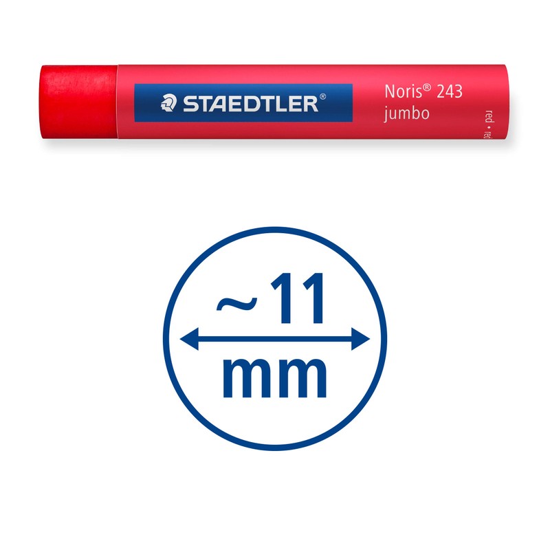 STAEDTLER 243 NC12 jumbo Ölpastellkreide Noris Club, Dürchmesser circa 11