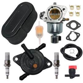 Partman Carburetor Fit for Kawasaki 15004-0985 Fits Specific FS691V FR691V 15004-0829 with Air filter&Fuel pump