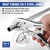 WORKPRO 10-inch Curved Jaw Locking Pliers, Chromium-Vanadium Steel Vice Grips