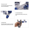 Livestock Syringe 0.1 to 2ml Continuous Syringe Adjustable Stainless Steel