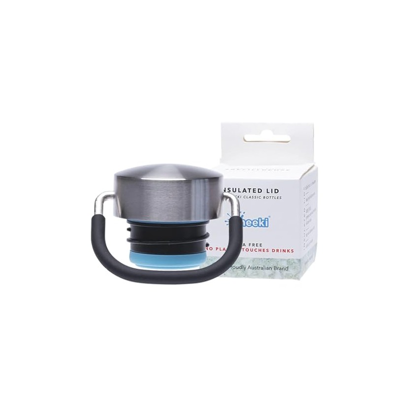 Cheeki 891390 Stainless Steel Replacement Insulated Classic Lid, Silver