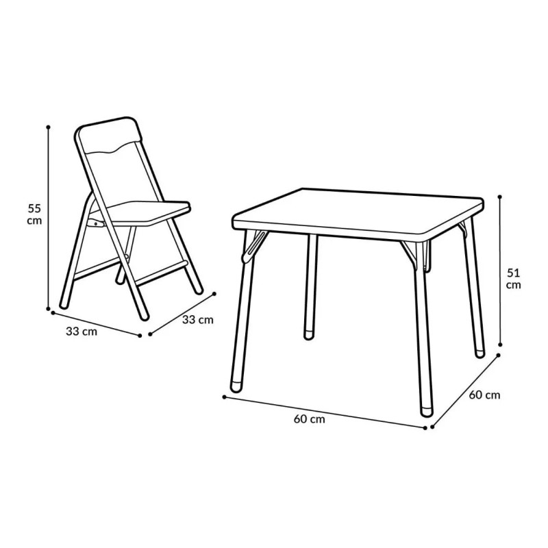 Baby Colors Comedor Para Niños Plegable Multicolor De 2 A