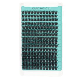 Bodermincer D Curl 16 Rows Large Pack 192 Cluster Eyelashes 8-10-12-14mm Mixed/10-12-14-16mm Mixed/12-14-16-18mm Mixed Length (12-14-16-18mm Mixed)