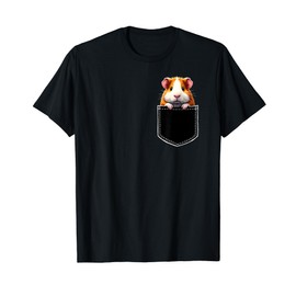 Cute Guinea Pig In The Pocket T-Shirt