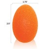 Rehabilitation Advantage Egg Shaped Hand Exerciser, Firm, Orange