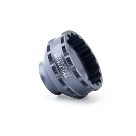 PARKTOOL BBT-59.3 Bottom Bracket Tool, Compatible BB Outer Diameter: 1.5 inches (39 mm), 1.6 - 1.7 inches (41 - 42 mm), No. of Notches: 16, Body Material is Aluminum to Prevent Scratches on BB Cups, CNC Machined for Extreme BB Tools, Silver, Small