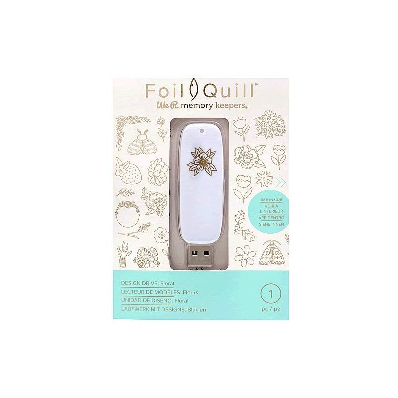 FOIL QUILL USB Drive Floral