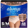 Always Discreet Boutique Incontinence and Postpartum Underwear for Women, Maximum
