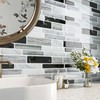 FunStick Marble Peel and Stick Backsplash for Kitchen 12"x12" Removable
