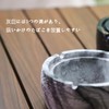 TOSSOW Tabletop Ashtray with Lid Large Capacity, Scandinavian Marble Ashtray,