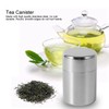 Stainless Steel Tea Tins Canister Home Kitchen Canisters for Tea