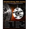 VANBOL 513224 2PCS Front Wheel Hub and Bearing Assembly Compatible