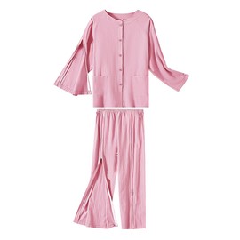 Siomlana Ropa de paciente postrada en cama, ropa de discapacidad con cremalleras deslizantes en ambos lados, ropa de paciente, adecuada para ancianos paralizados, diálisis post-cirugía, pacientes de