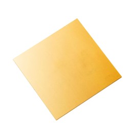 Brass Plate, Brass Sheet, Middle Plate, Brass Sheet, Mon Amulette (3.9 x 3.9 x 0.2 inches (100 x 100 x 0.5 mm)