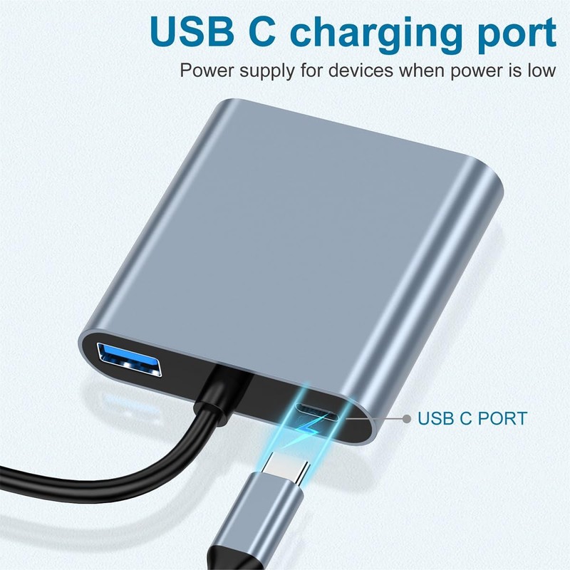 USB 3.0 to Dual Hdmi Adapter for 2 Monitors 1080p