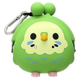 p+g design 3D POCHI FRIENDS BIRD INCO PG-28101 Decorative Miscellaneous Goods (Fashion Accessories), Parrot Green, Product Size: W 3.3 x H 3.7 x D 2.1 inches (8.3 x 9.3 x 5.4 cm)