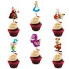 Alce in Wndrlnd Cupcake Topper – Whimsical Dessert Decoration for
