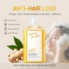 Natural Shampoo De Jengibre El Crecimiento Del Cabello 240ml