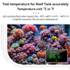 Aquarium Temperature Meter, LED Flashes When Beyond Normal Temperature Range,