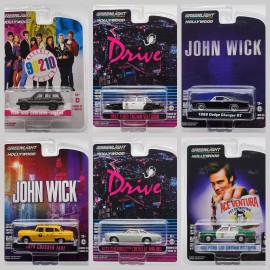 GREENLIGHT COLLECTIBLES HOLLYWOOD SERIES 33 COMPLETE SET OF 6 VEHICLES! WICK ACE