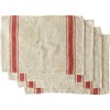 Sankara Placemat Cloth Linen Set of 4 Placemats Table Mats
