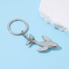 Vintashion Cute 3D Metal Whale Keychain for Car Keys Bag