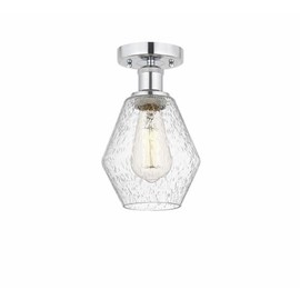 Innovations Lighting Cindyrella - 1 Light Semi-Flush Mount in Nautiical Style-10.25 Inches Tall and 6 Inches Wide-Polished Chrome Finish-Seed