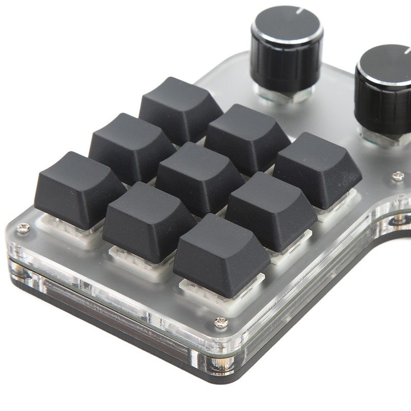 Mini Keypad 9 Keys 3 Knob RGB Multifunctional DIY Shortcut