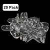 Piutouyar 20 Pack Acrylic L Brackets, Clear L-Shaped Corner Brace