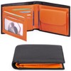 SENDEFN Men's Wallet with RFID Protection, Men's Wallet Landscape Format