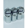 3X Silver Pill Box STASH Container Safe on a Metal
