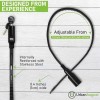 Urban August Adjustable Zip Tie Lock for Cabinet Refrigerator