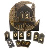 Papierdrachen Ramadan Countdown Wood – for Standing – Black Varnished