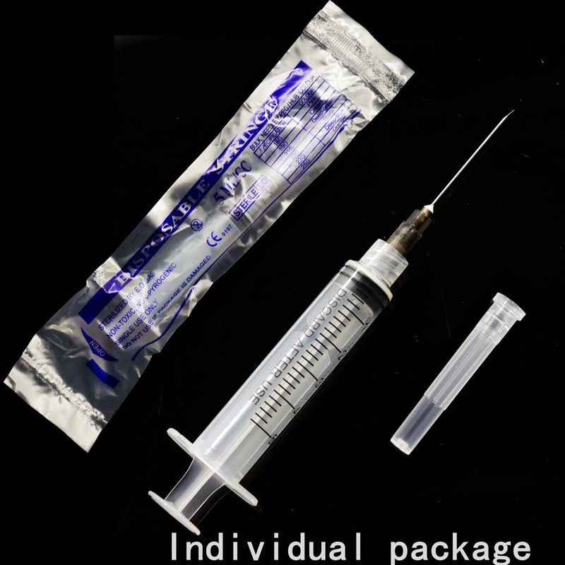 5ml/cc with 22Ga, 20Pack Plastic Measurement Syringa Luer Lock, Single