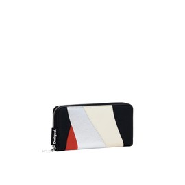 Desigual Women's Accessories PU Long Bi-Fold Wallet, Material finishes.