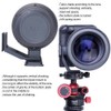 iShoot CNC Lens Support Collar Stand, Camera Ring Tripod Mount