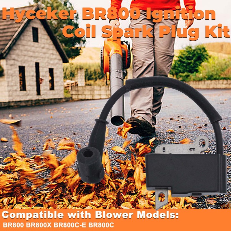 Hyceker Ignition Coil Spark Plug Kit For Stihl BR800 BR800X