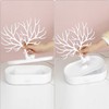 QWORK® Antlers Jewellery Organiser Stand Necklace Tree with Storage Drawer