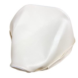 Yamaha Passol Special Design Seat Cover, Made in Japan (Thick Fabric), Fabric Color: White / Piping: White; Replacement Type CHRIS-YCH2021-C20P20