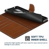 Shantime Leather Wallet Case Compatible with AGM Glory Qualcomm 5G,