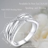 STARCHENIE Infinity Promise Ring for Her 925 Sterling Silver Rings