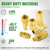 Ailbiuko Air Coupler & Plug Kit,45 Pcs 1/4" NPT Air